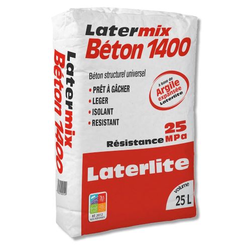 Latermix Beton 1400: lahek konstrukcijski beton