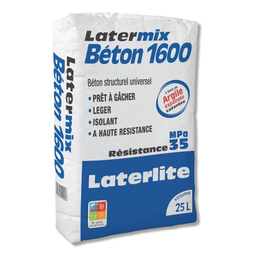 Latermix Beton 1600: lahek konstrukcijski beton